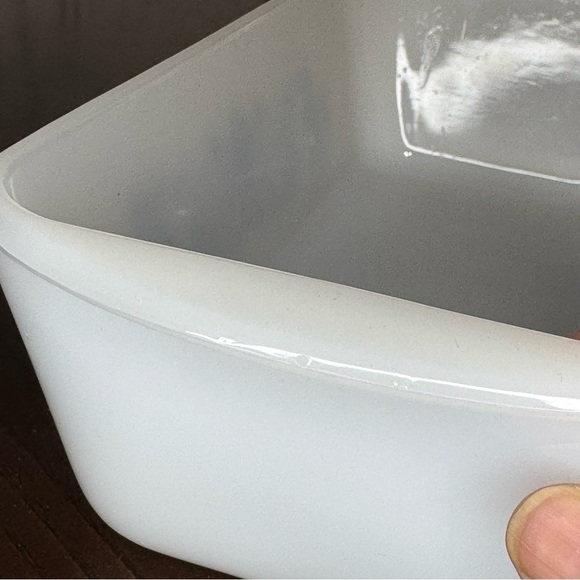 GLASSBAKE Casserole Glass Pan Loaf Pan Loaf Bread or Meat Loaf  Vintage GUC - Picture 8 of 16